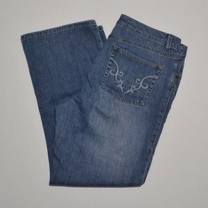 Denver Hayes Womens Jeans 35 Blue Denim